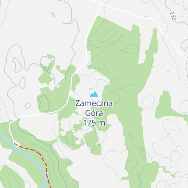 Map of Zameczna Góra