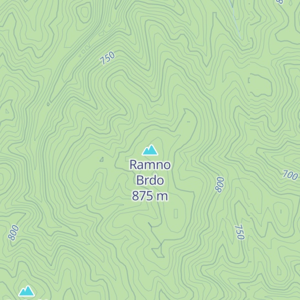Map of Ramno Brdo