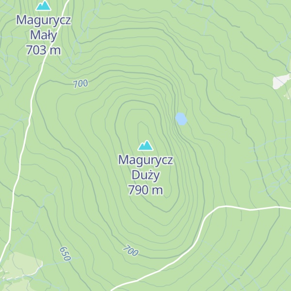 Map of Magurycz Duży