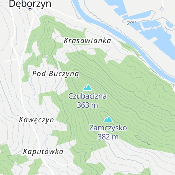 Map of Czubacizna