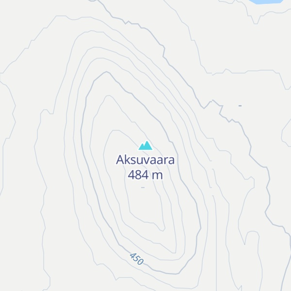 Map of Aksuvaara