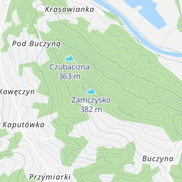 Map of Zamczysko