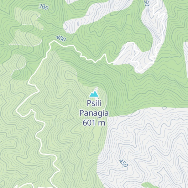 Map of Psili Panagia