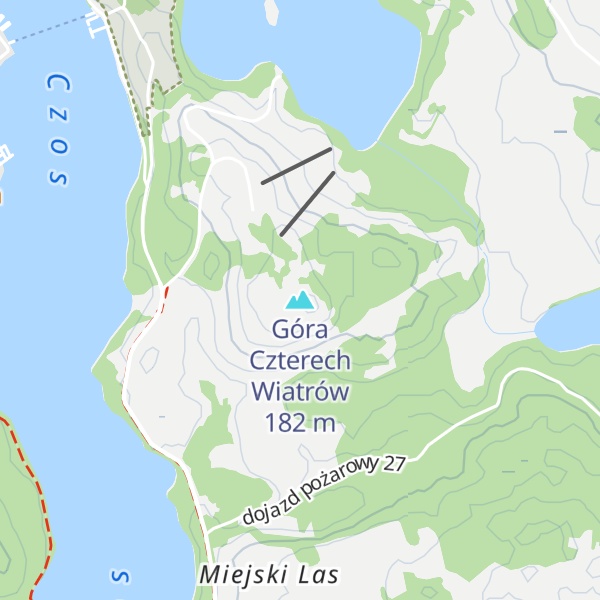 Map of Góra Czterech Wiatrów