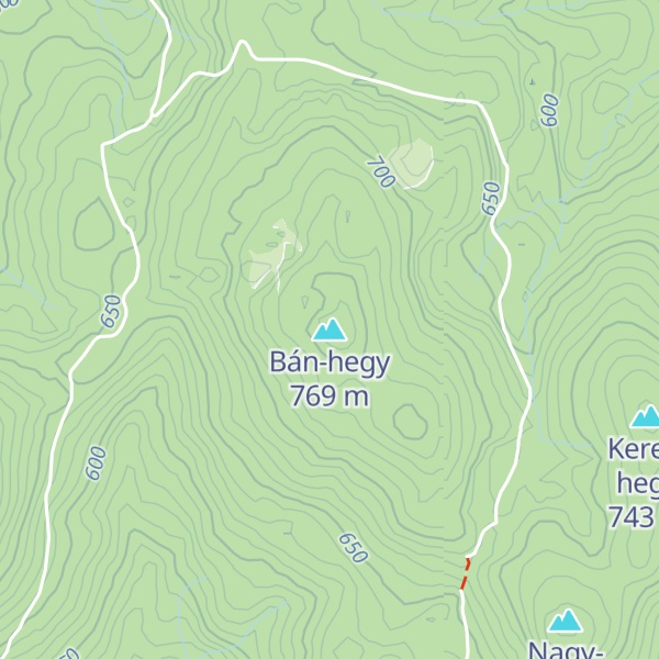 Map of Bán-hegy