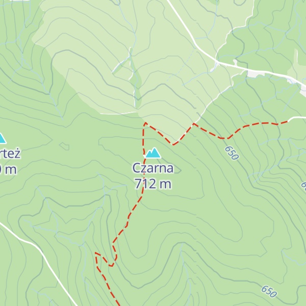 Map of Czarna