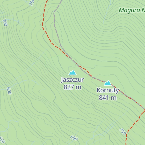 Map of Jaszczur