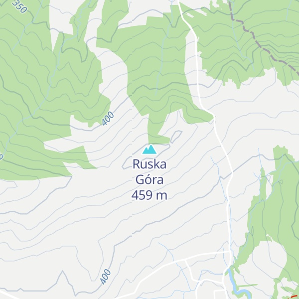 Map of Ruska Góra
