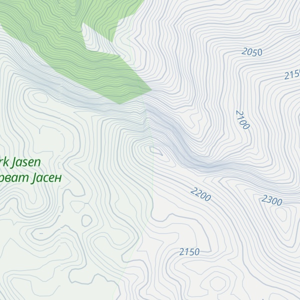 Map of Ostri Vrv