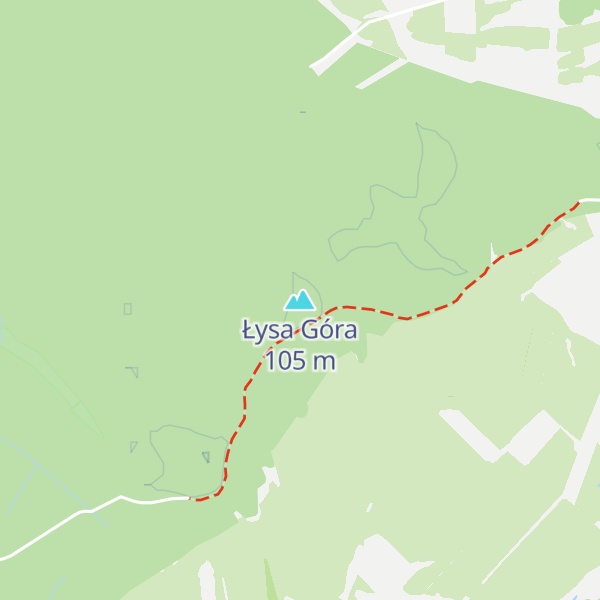 Map of Łysa Góra