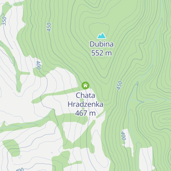 Map of Chata Hradzenka