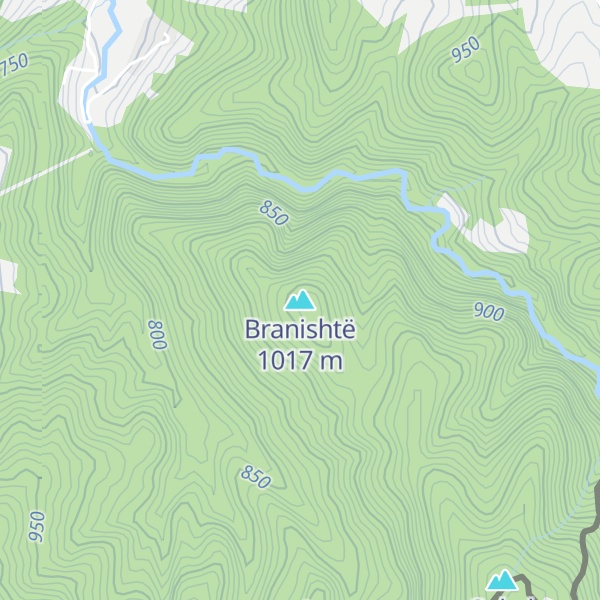 Map of Branishtë