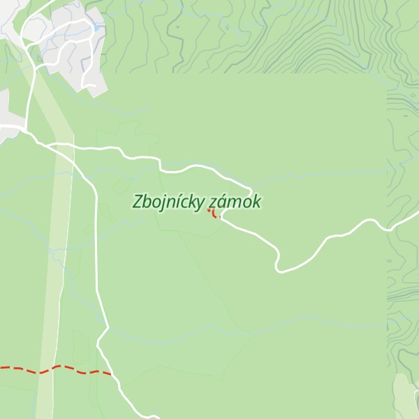 Map of Zámek