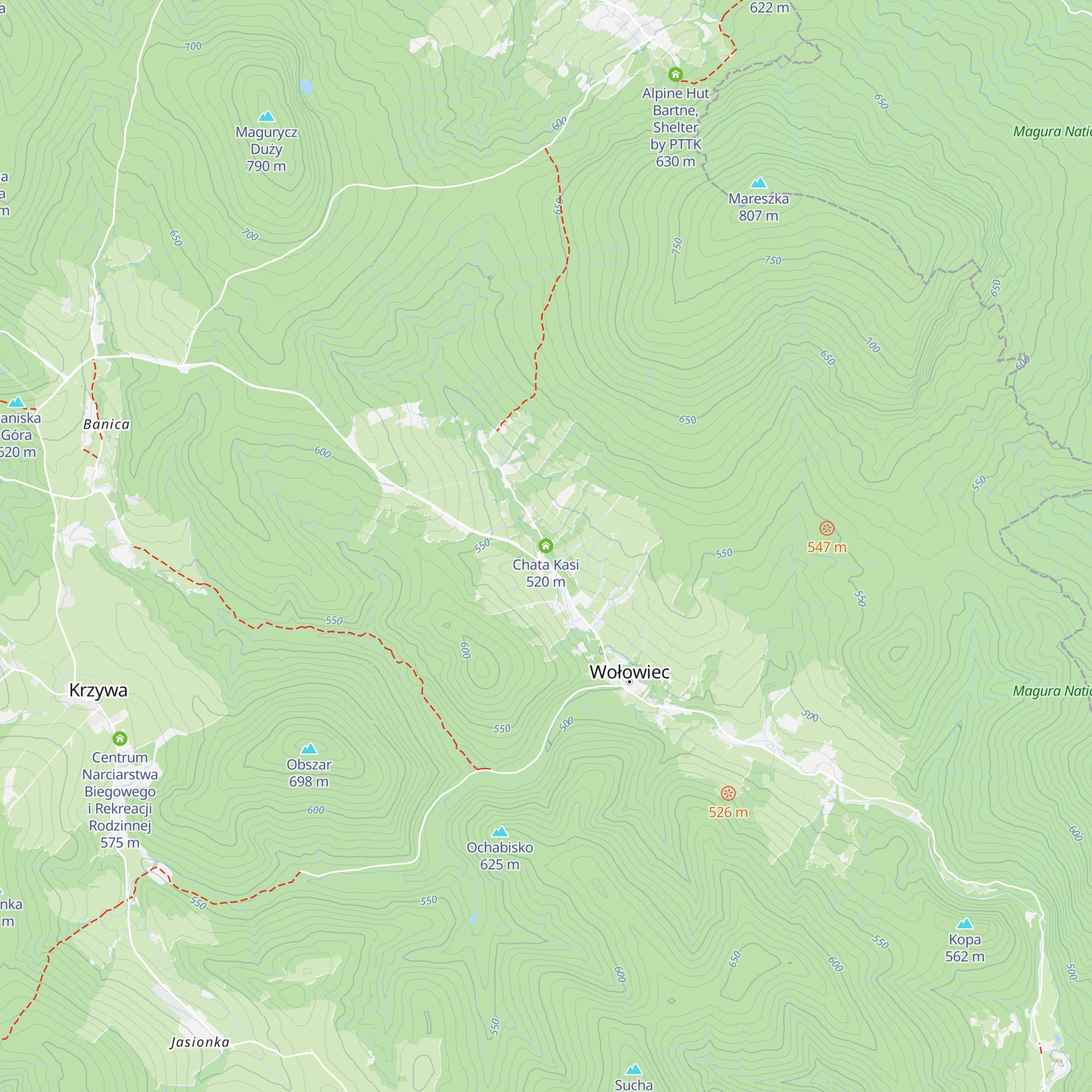 Chata Kasi map