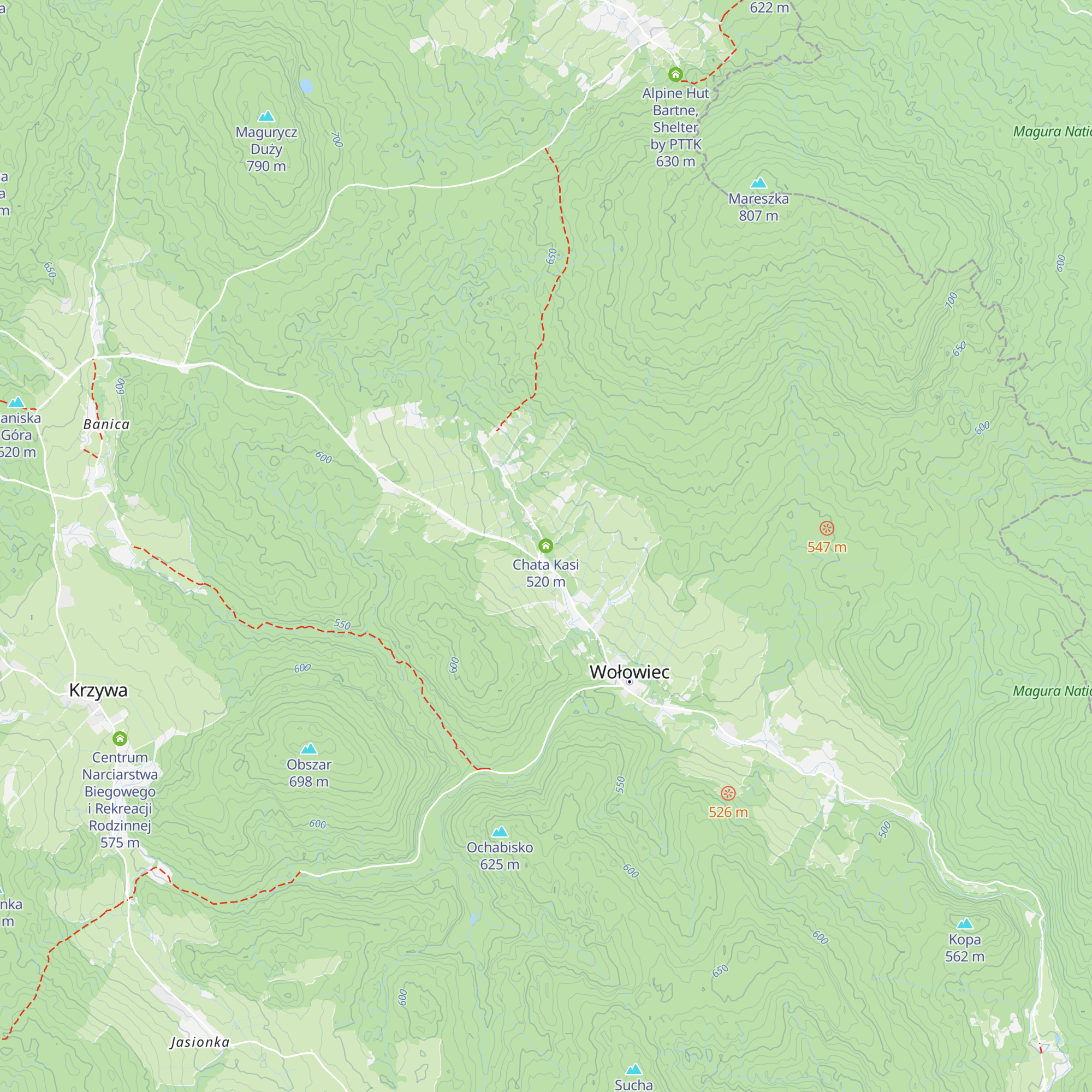 Chata Kasi map