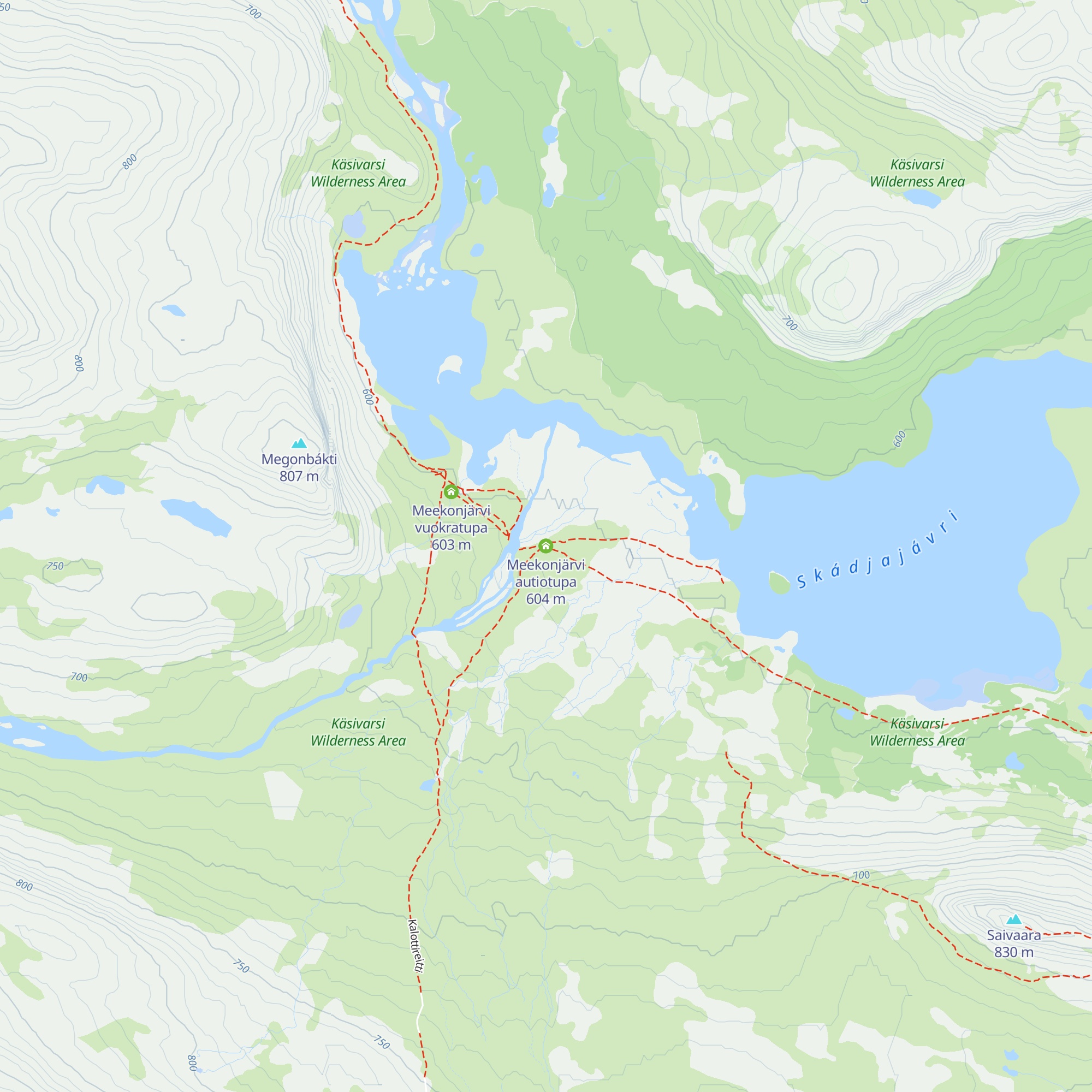Meekonjärvi autiotupa map