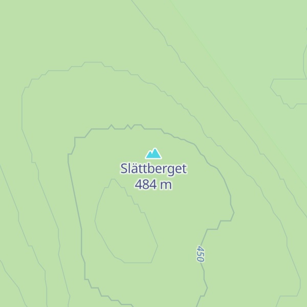 Map of Slättberget