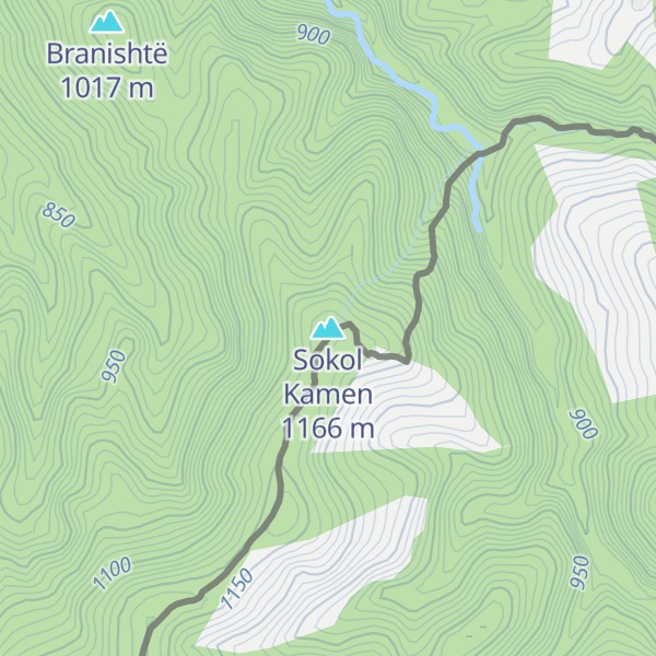 Map of Sokol Kamen