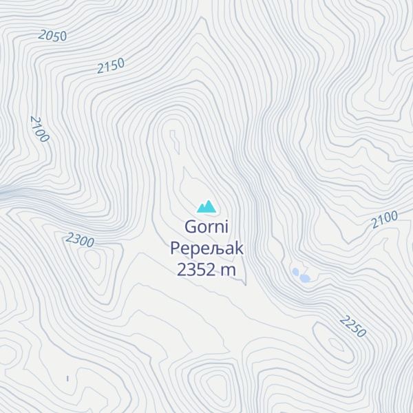 Map of Gorni Pepeљak