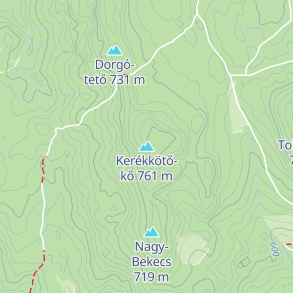 Map of Kerékkötő-kő
