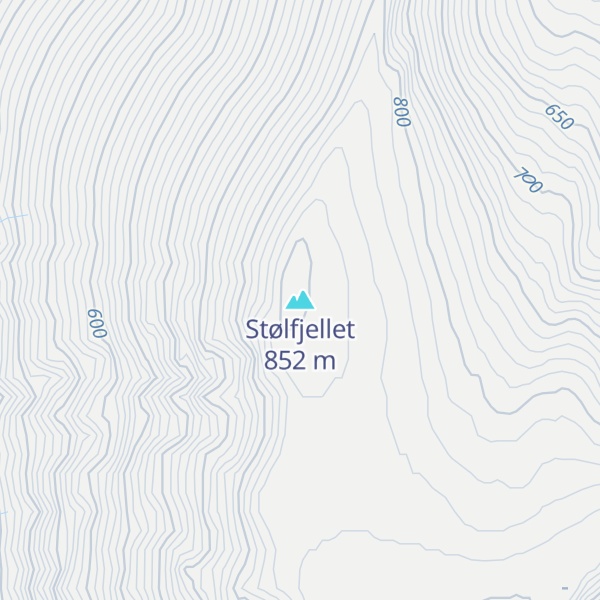 Map of Stølfjellet