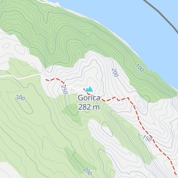 Map of Gorica
