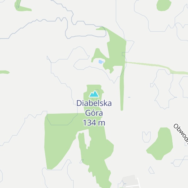 Map of Diabelska Góra