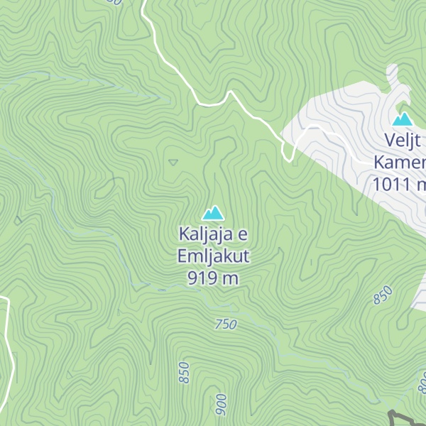 Map of Kaljaja e Emljakut