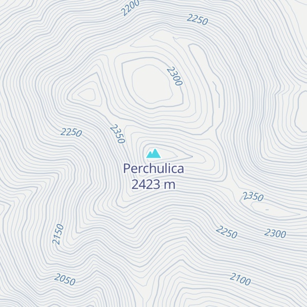 Map of Perchulica