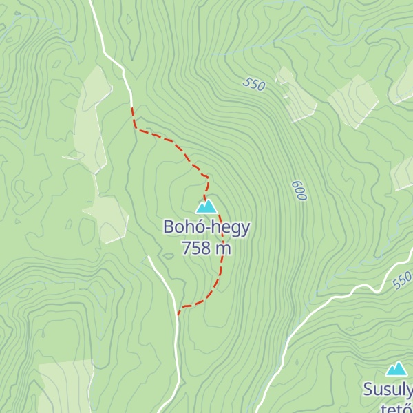 Map of Bohó-hegy