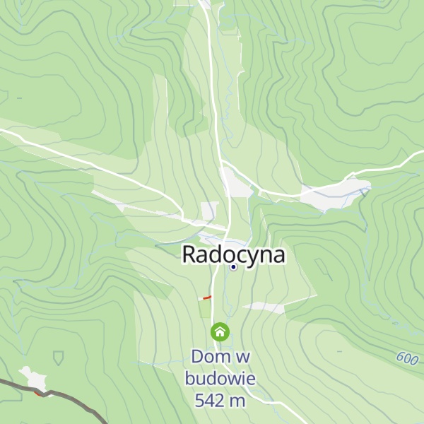 Map of Siedlisko Radocyna