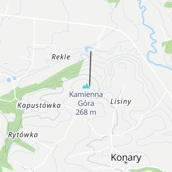 Map of Kamienna Góra