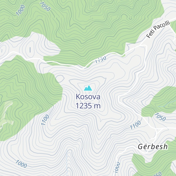 Map of Kosova