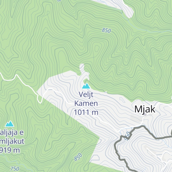 Map of Veljt Kamen