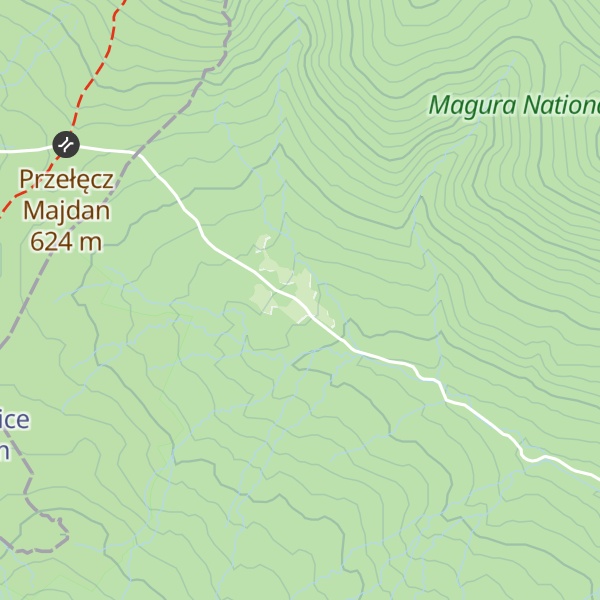 Map of Schron Majdan
