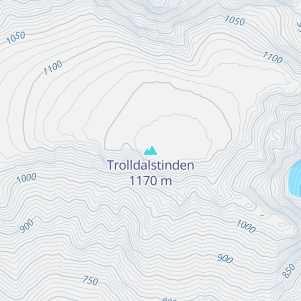 Map of Trolldalstinden