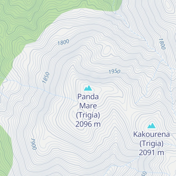 Map of Panda Mare (Trigia)