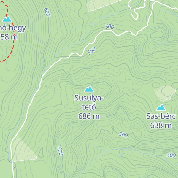 Map of Susulya-tető