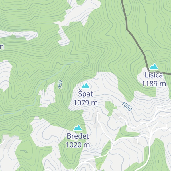 Map of Špat
