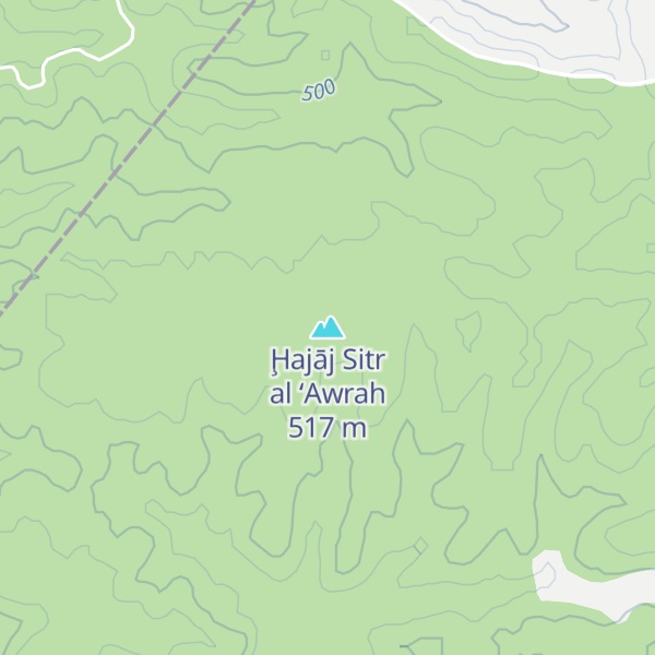 Map of Ḩajāj Sitr al ‘Awrah