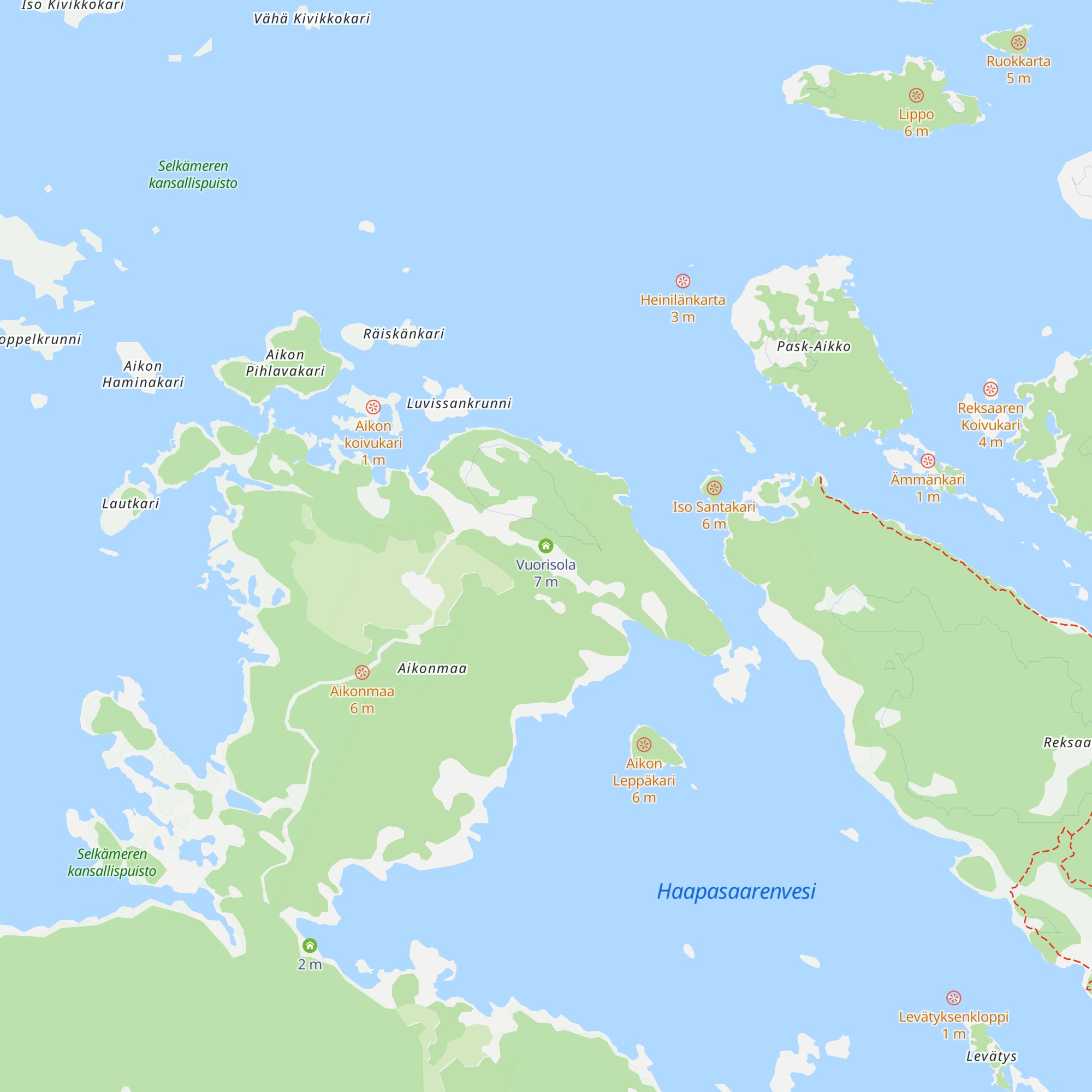Vuorisola map