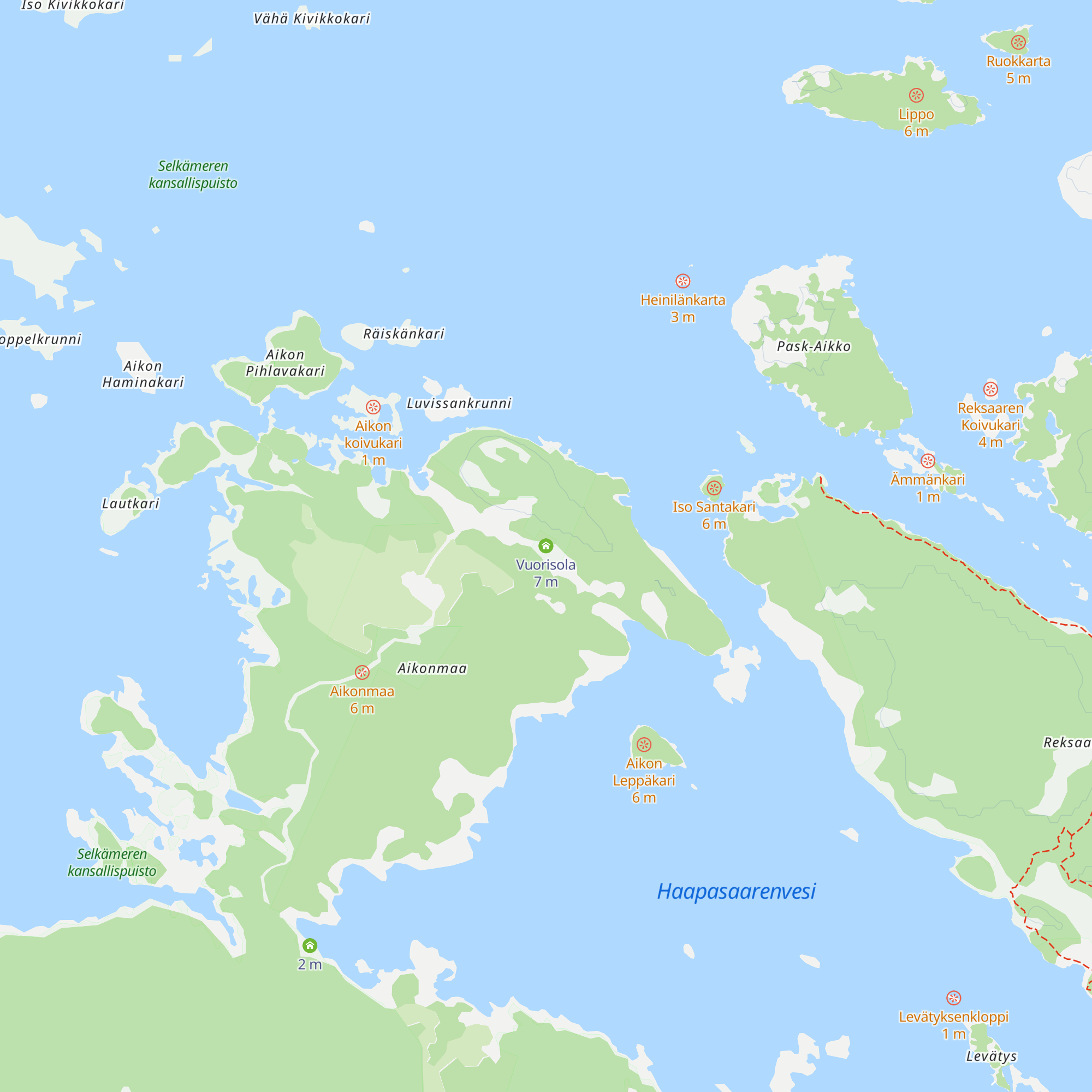 Vuorisola map