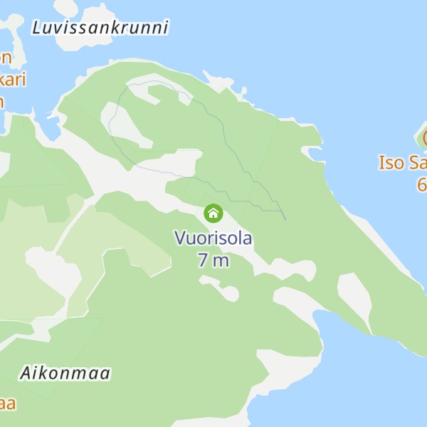 Map of Vuorisola