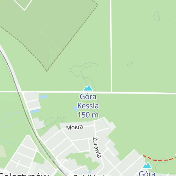 Map of Góra Kessla