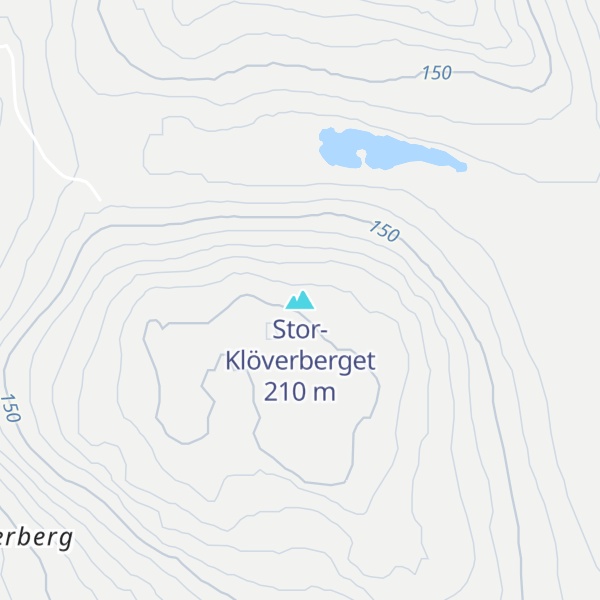 Map of Stor-Klöverberget