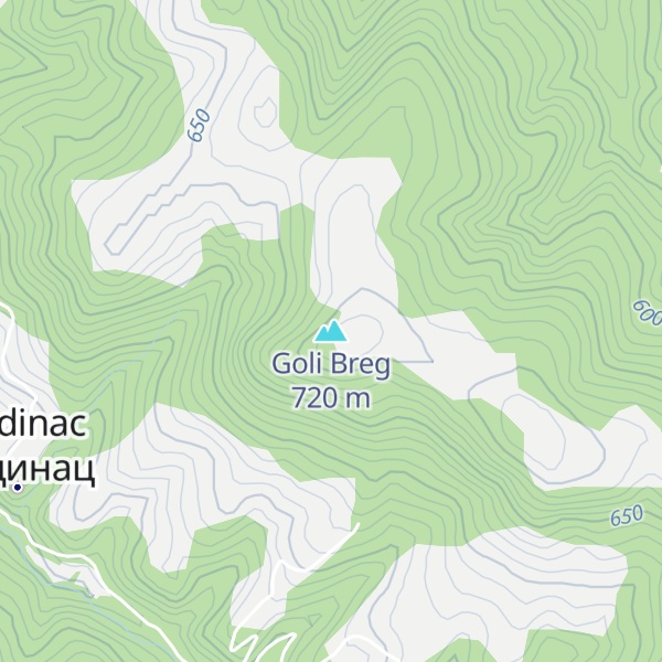 Map of Goli Breg