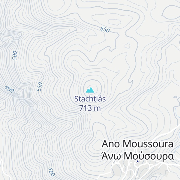 Map of Stachtiás