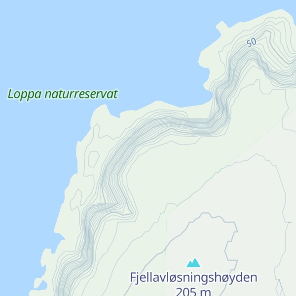 Map of Fjellavløysingen