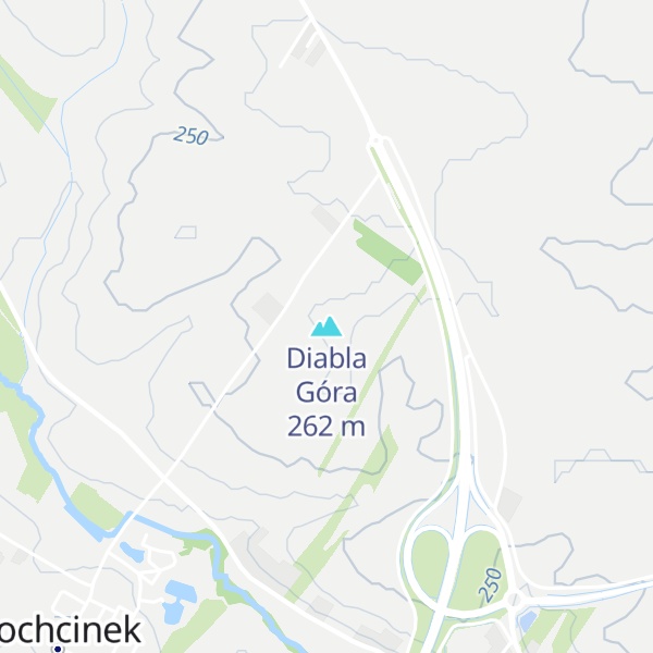 Map of Diabla Góra