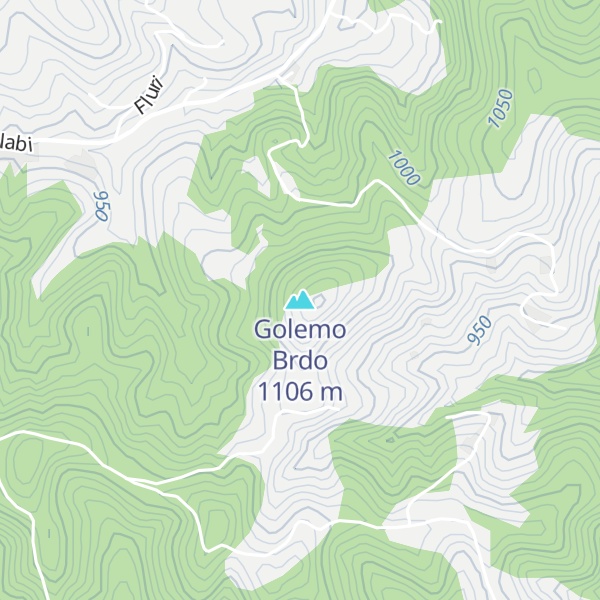 Map of Golemo Brdo